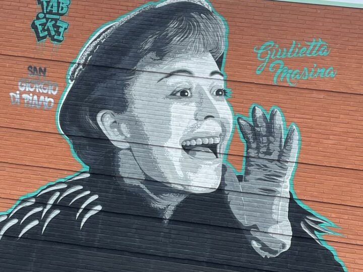 Omaggio a Giulietta Masina: un murale a San Giorgio Di Piano per ricordare la grande attrice